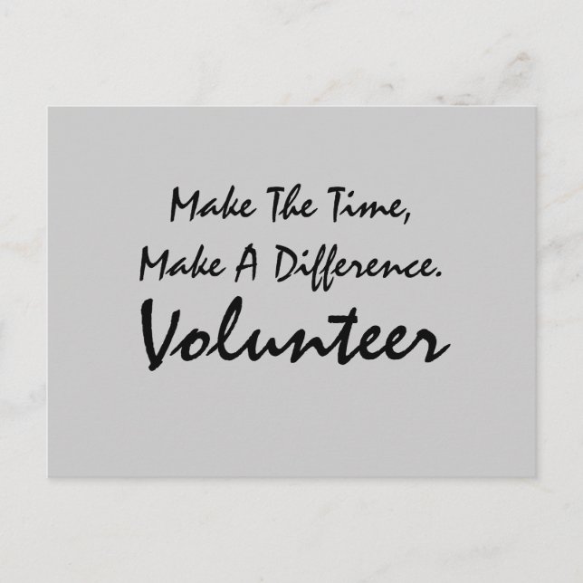 Volunteer Postcard (Front)
