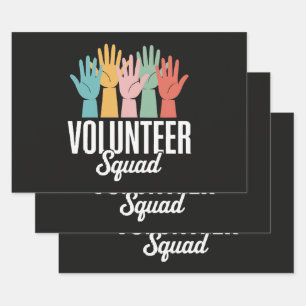 Volunteer Squad Wrapping Paper Sheet