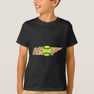 Volunteer State Tennessee Checkerboard Softll Tenn T-Shirt