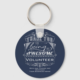 Volunteer Thank You Appreciation Key Ring