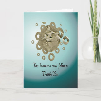 Volunteer Thank You, Cat Rescue You Card