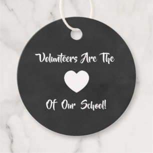 Volunteer Thank You Tag, Volunteer Gift Tag, Favour Tags