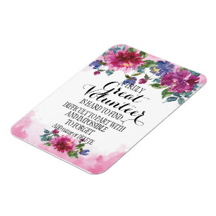 Volunteer Thank you Volunteer Appreciation Gift  Magnet