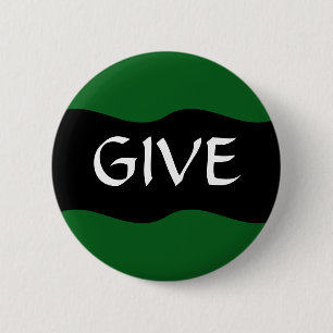 Volunteer: The Greatest Gift is Giving Yourself 6 Cm Round Badge