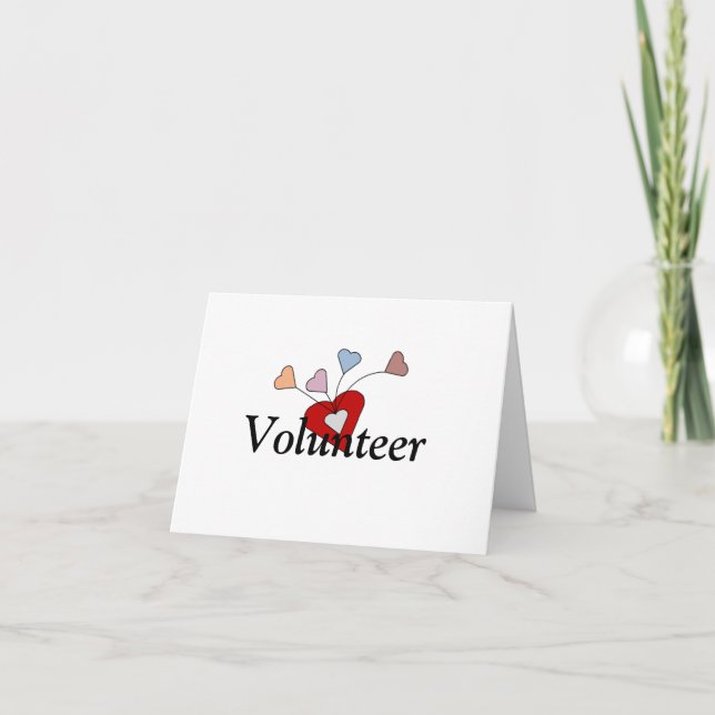 Volunteer - We're So Glad You're Our Volunteer Card (Front)