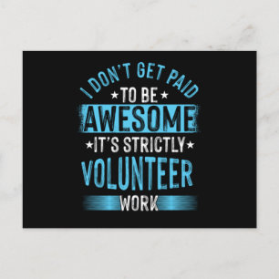 Volunteer Work Volunteering Volunteers Charity Res Postcard