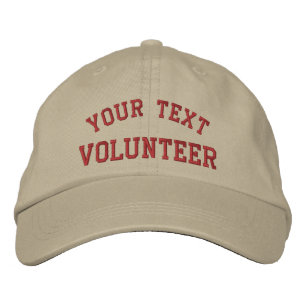 Volunteer Your Cause Embroidered Hat