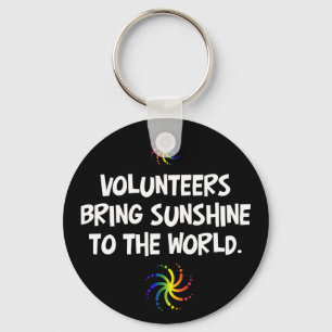 Volunteers bring sunshine to the world key ring