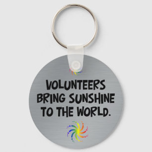 Volunteers bring sunshine to the world key ring
