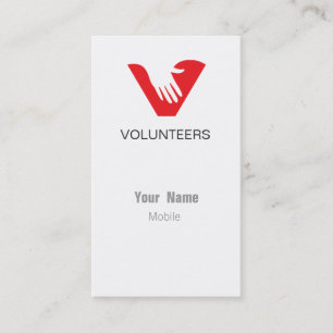 Volunteers Business Card