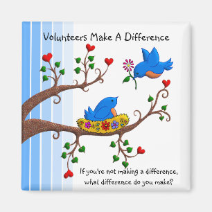 Volunteers Make A Difference Magnet