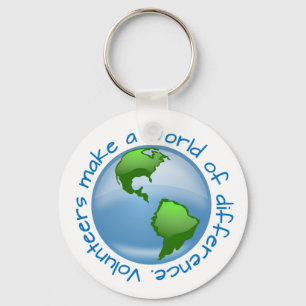Volunteers Make a World of Difference Key Ring