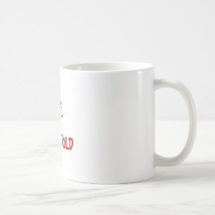 Voluntold no border coffee mug