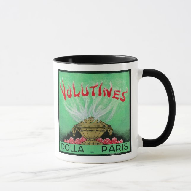 Volutines Perfume LabelParis, France Mug (Right)