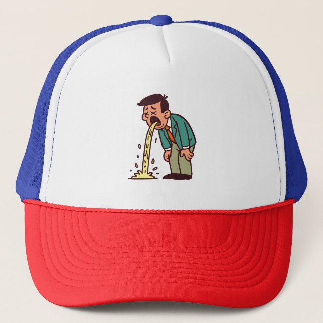 Vomit Trucker Hat (Front)