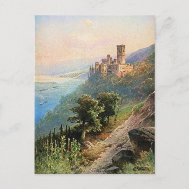Von Astudin, Schloss Stolzenfels Postcard (Front)