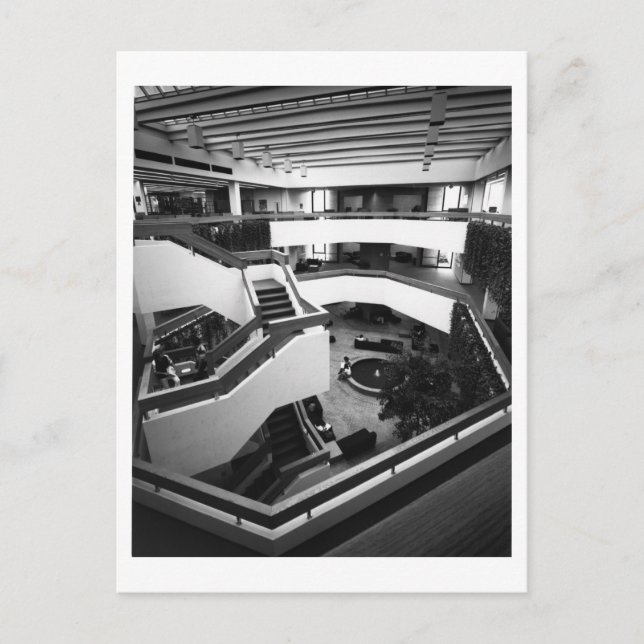 Von der Ahe Library (ca. 1984) Postcard (Front)