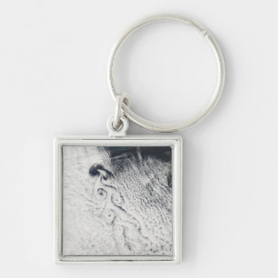 Von Karmann cloud vortices Key Ring
