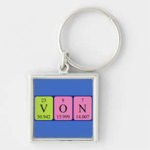 Von periodic table name keyring