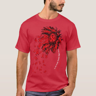 Von Willebrands Disease Awareness sunflower nobody T-Shirt