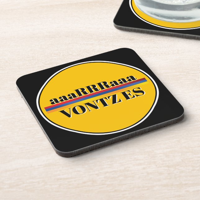 Vontz Es Beverage Coaster (Left Side)