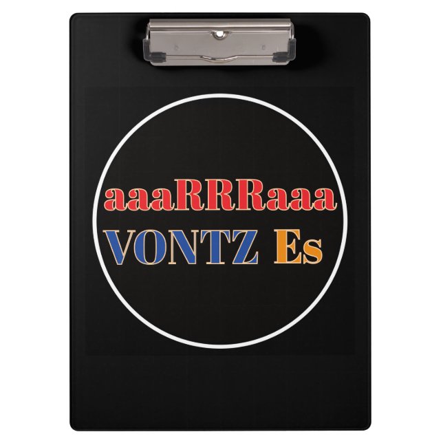 Vontz Es Clipboard (Front)
