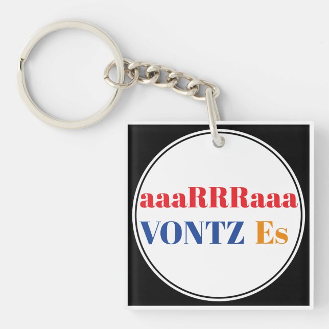 Vontz Es Keychain (Front)