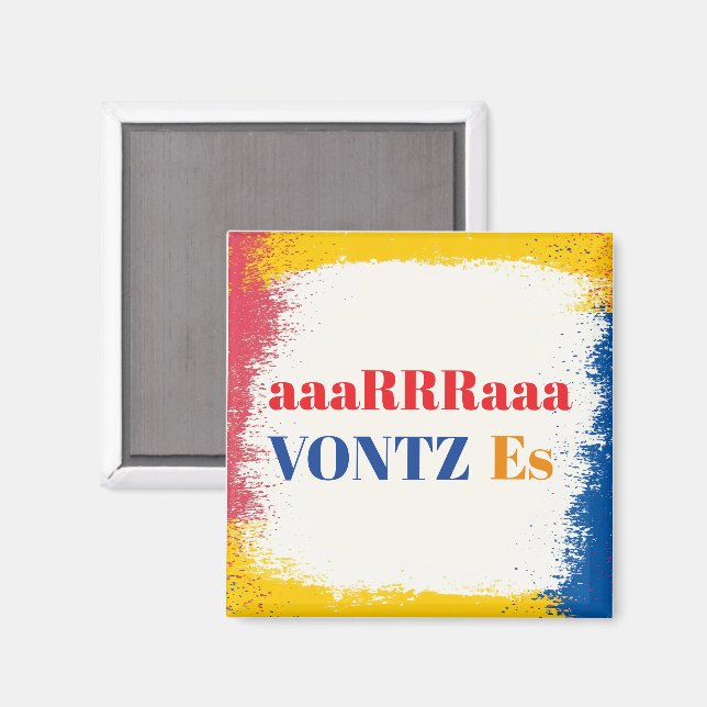 Vontz Es Magnet (Front/Back)