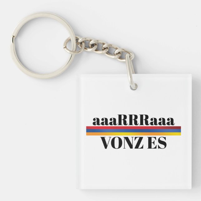 Vonz Es Keychain (Front)