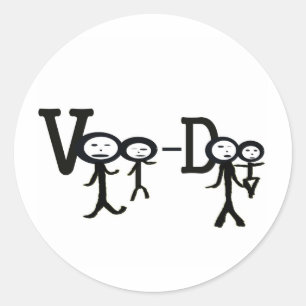 voo Doo Classic Round Sticker