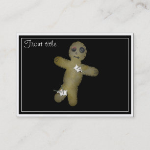 Voo Doo Doll w/Pins Business Card