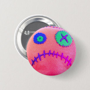 Voodoo Acid Pink 6 Cm Round Badge