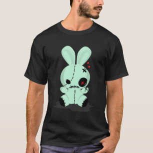 Voodoo Bunny Hoodie For Girls Pastel Goth Emo Hood T-Shirt