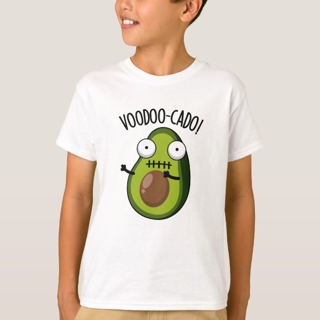 Voodoo-cado Funny Avocado Pun  T-Shirt (Front)