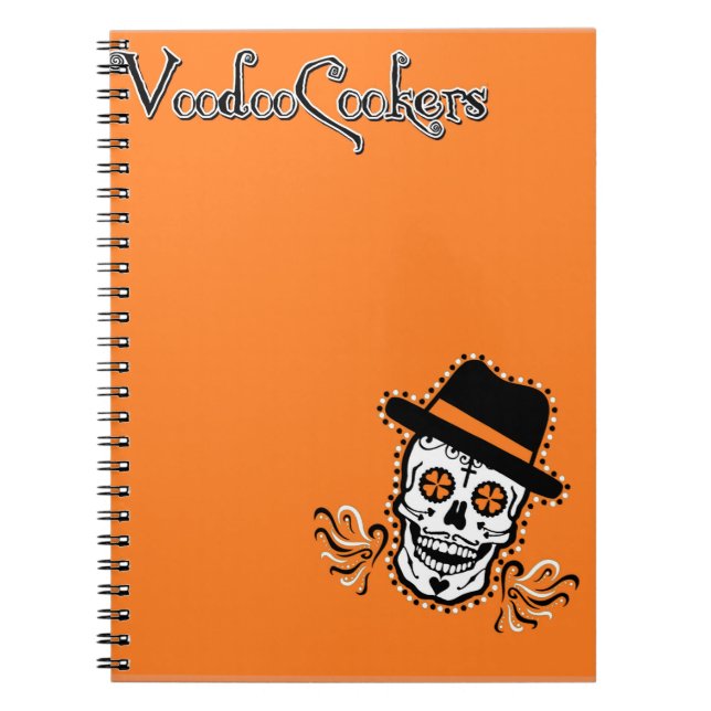 VooDoo Cookers Notebook (80 Pages B&W) (Front)