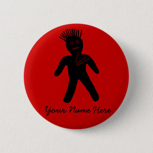 Voodoo Doll 6 Cm Round Badge