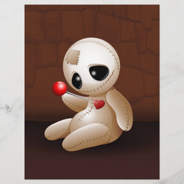 Voodoo Doll Cartoon in Love (Front)
