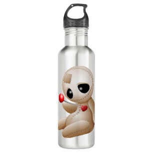 Voodoo Doll Cartoon in Love 710 Ml Water Bottle