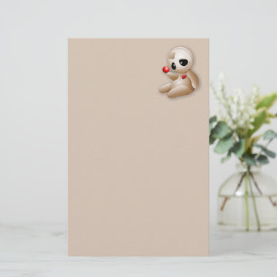 Voodoo Doll Cartoon in Love Stationery
