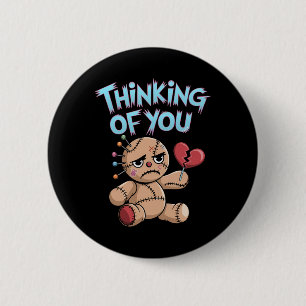 Voodoo-doll Cute Dark Humour Love Sarcasm Hex _7 6 Cm Round Badge