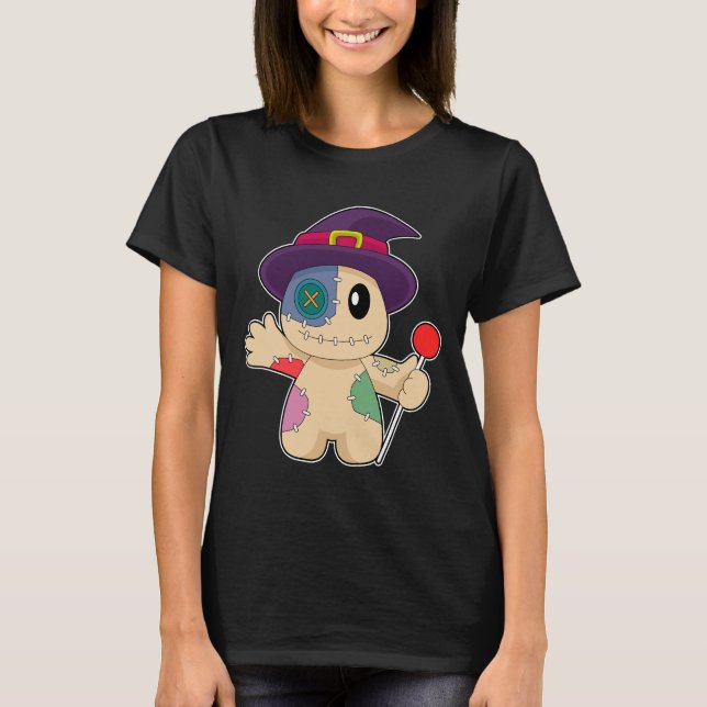 Voodoo Doll Halloween T-Shirt (Front)