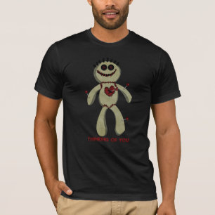 Voodoo doll heart pins thinking of you T-Shirt