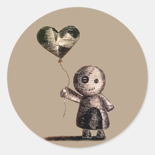 VooDoo Doll in Love Stickers