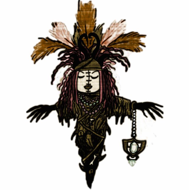 VooDoo Doll Magnet Photo Sculpture Magnet (Front)