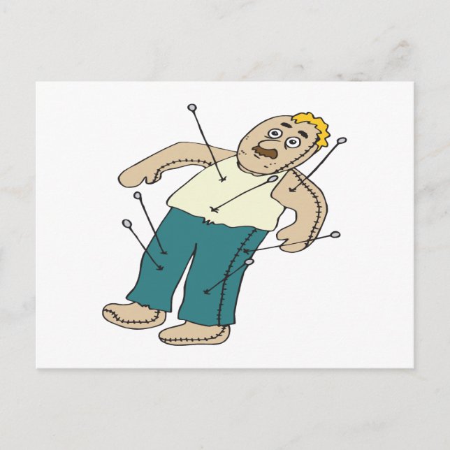 Voodoo Doll Postcard (Front)