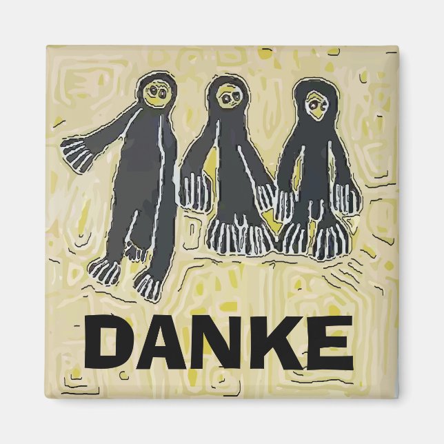 Voodoo Doll, THANKS, Personalize Magnet (Front)