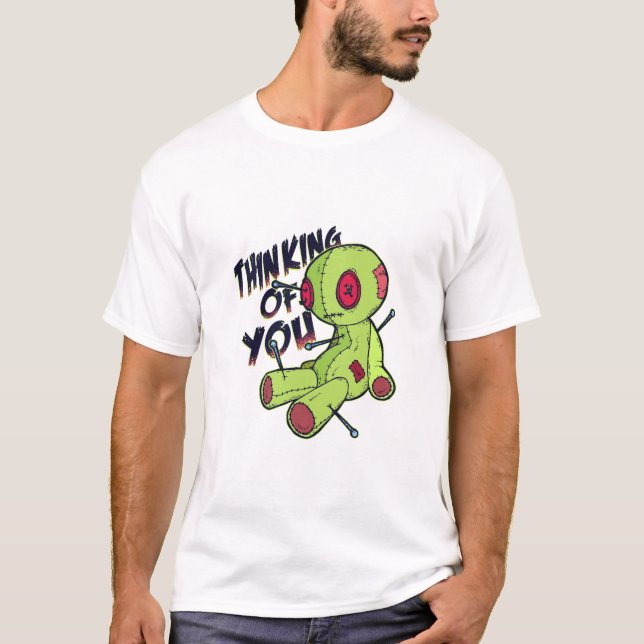 Voodoo Doll Thinking of You T-Shirt (Front)