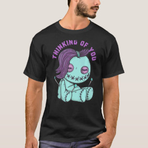 Voodoo Doll Thinking Of You Voodoo  Pastel Goth T-Shirt