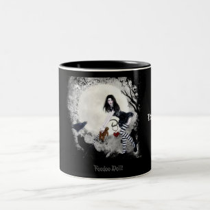VooDoo Doll Two-Tone Coffee Mug