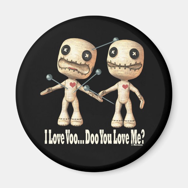 VooDoo Dolls Magnet (Front)